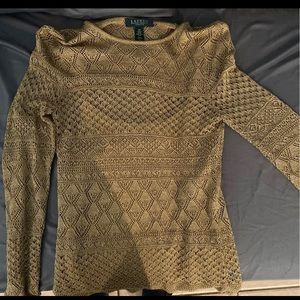 Ralph Lauren Gold women’s sweater